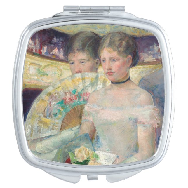 Mary Cassatt - The Loge Compact Mirror (Front)