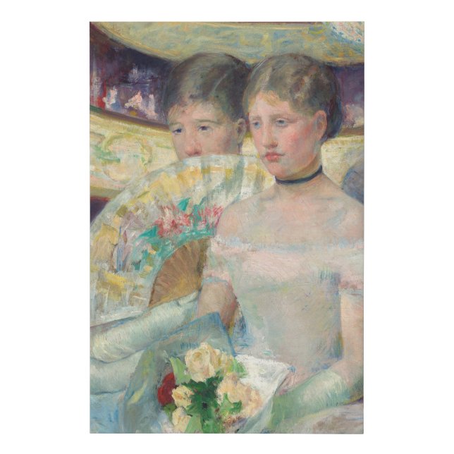 Mary Cassatt - The Loge Faux Canvas Print (Front)