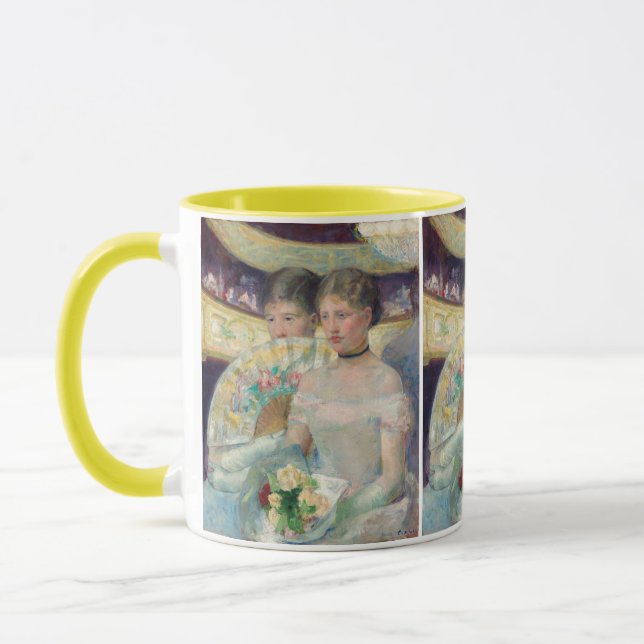 Mary Cassatt - The Loge Mug (Left)