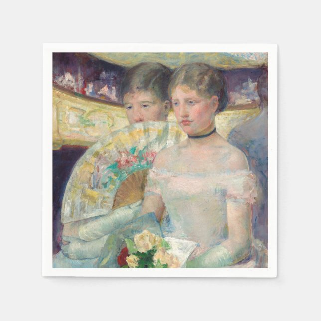 Mary Cassatt - The Loge Napkins (Front)