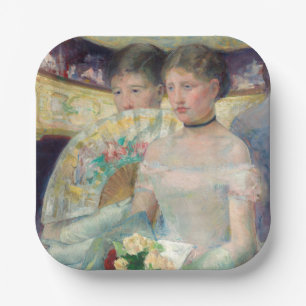Mary Cassatt - The Loge Paper Plates