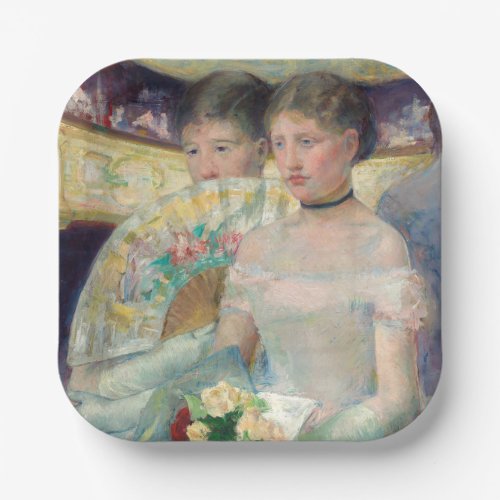 Mary Cassatt _ The Loge Paper Plates