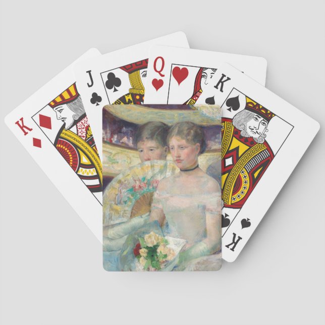 Mary Cassatt - The Loge Poker Cards (Back)