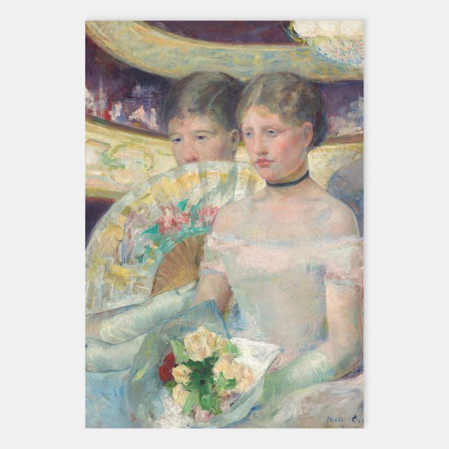 Mary Cassatt - The Loge Wrapping Paper Sheets (Creator Uploaded)