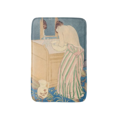 Mary Cassatt _ Woman Bathing Bath Mat
