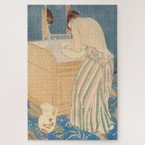 Mary Cassatt _ Woman Bathing Jigsaw Puzzle