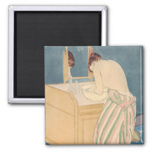 Mary Cassatt _ Woman Bathing Magnet