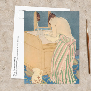 Mary Cassatt - Woman Bathing Postcard