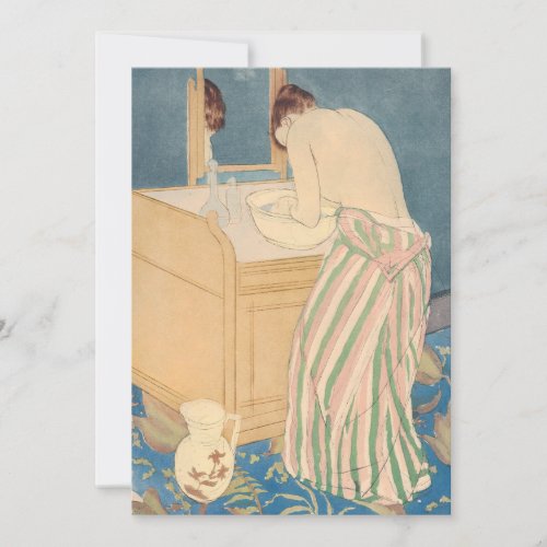 Mary Cassatt _ Woman Bathing Thank You Card