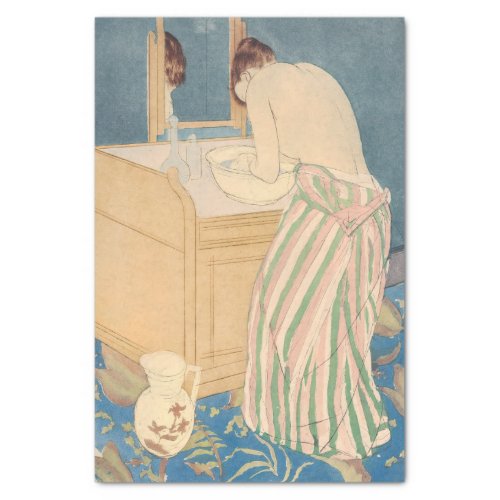 Mary Cassatt _ Woman Bathing Tissue Paper