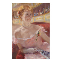 Mary Cassatt - Woman with Pearl Necklace in a Loge