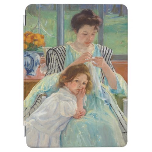 Mary Cassatt _ Young Mother Sewing iPad Air Cover