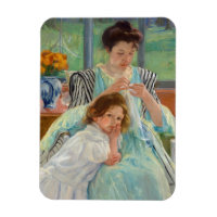 Mary Cassatt - Young Mother Sewing