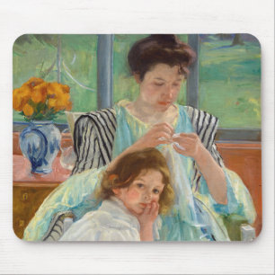 Mary Cassatt - Young Mother Sewing Mouse Pad