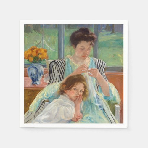 Mary Cassatt _ Young Mother Sewing Napkins