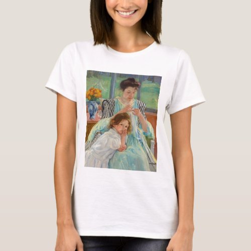 Mary Cassatt _ Young Mother Sewing T_Shirt