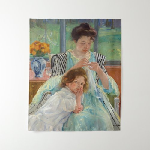 Mary Cassatt _ Young Mother Sewing Tapestry