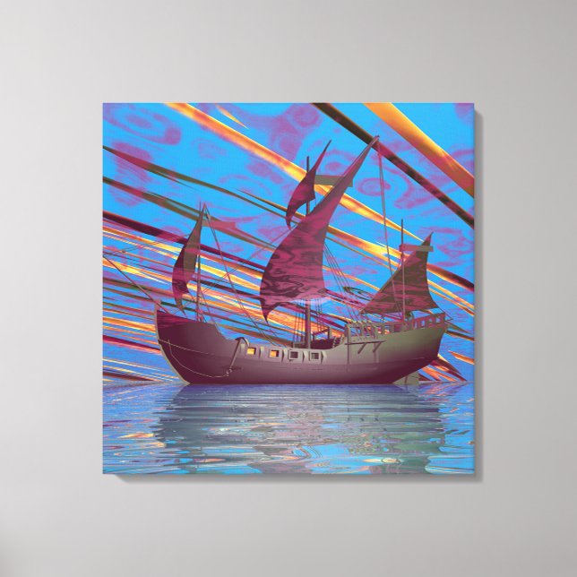 Mary Celeste Stretched Canvas Print (Front)
