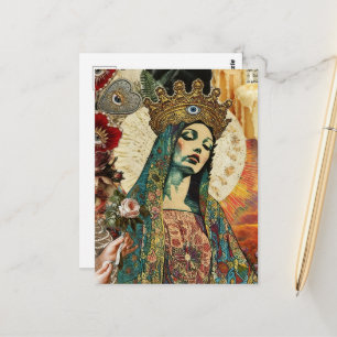 Mary Collage Postcard