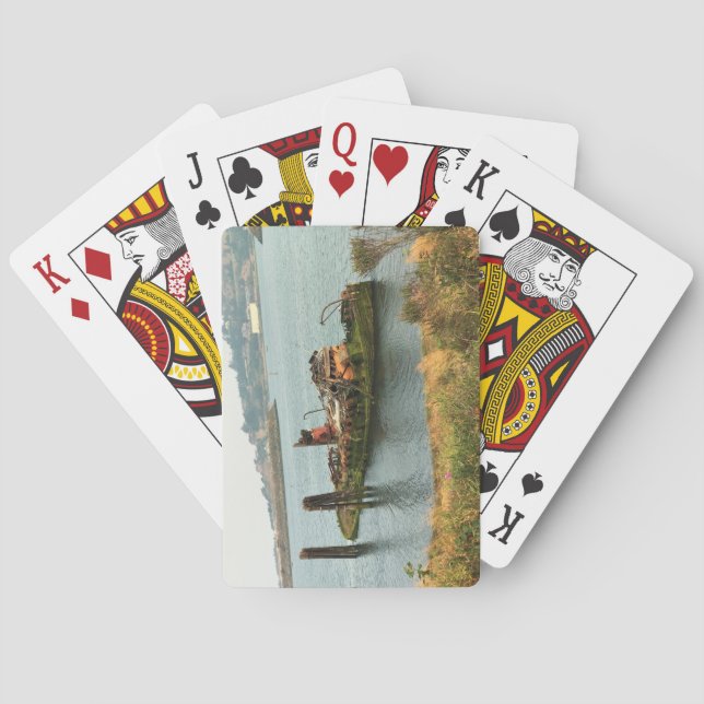 Mary D. Hume, Gold Beach, Oregon Poker Cards (Back)