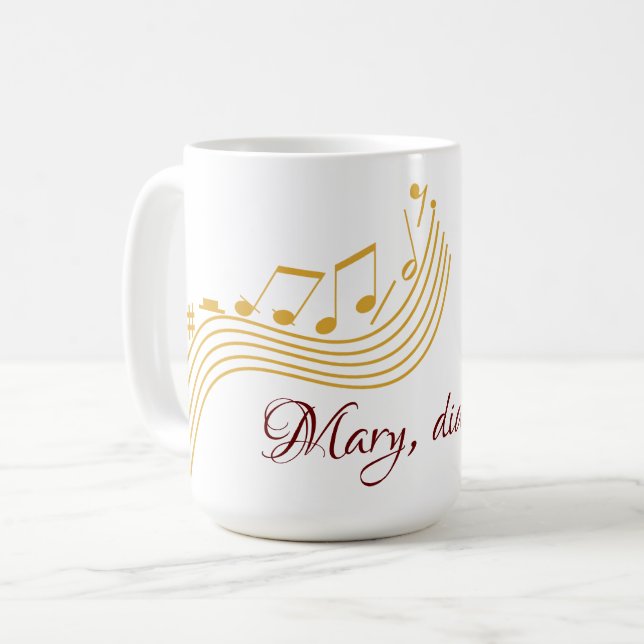 Mary, did you know? coffee mug (Front Left)