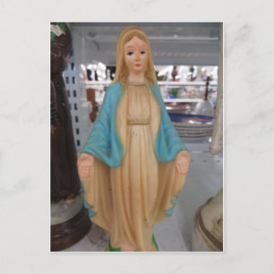 Mary Figurine Postcard