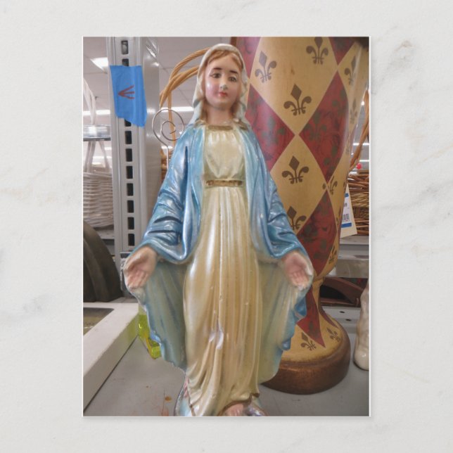 Mary Figurine Postcard (Front)