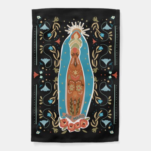 Mary Garden Blessed Mother Ave Maria Garden Flag