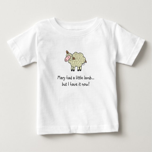 Mary had a little lamb... baby T-Shirt (Front)