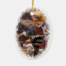 Mary Had a Little Lamb - Christmas Ornament