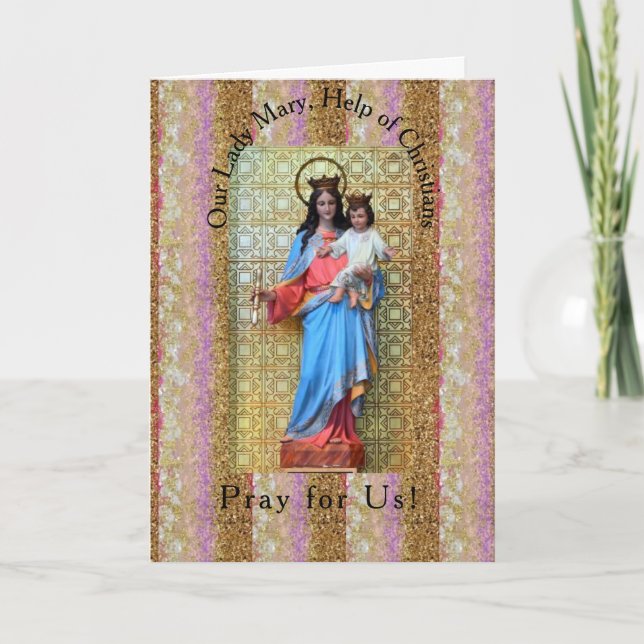Mary, Help of Christians Card (Front)