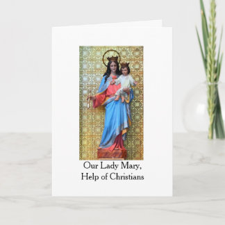 Mary, Help of Christians Card