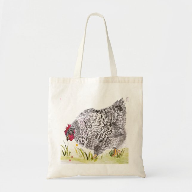 Mary Hen chicken shopping bag (Front)