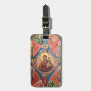 Mary, Jesus, And Angels Luggage Tag