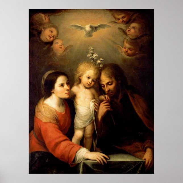 Mary, Jesus, & Joseph Poster (Front)