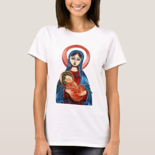 Mary & Jesus: Wrapped in Grace and Glory T-Shirt