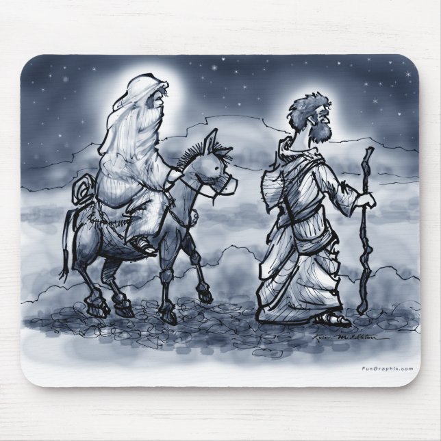 Mary & Joseph Mouse Pad (Front)