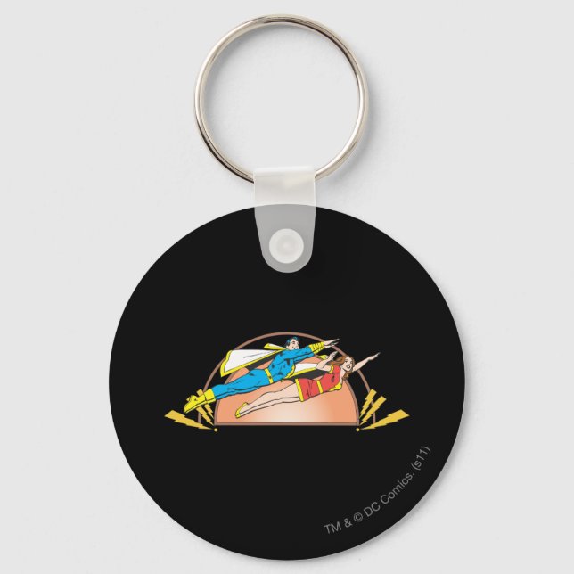 Mary & Junior Fly Keychain (Front)