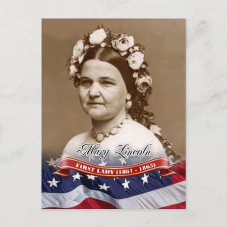 Mary Lincoln, First Lady Of The U.s. Postcard
