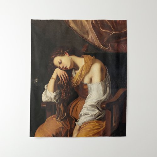 Mary Magdalene as Melancholy by Artemisia Gentiles Tapestry