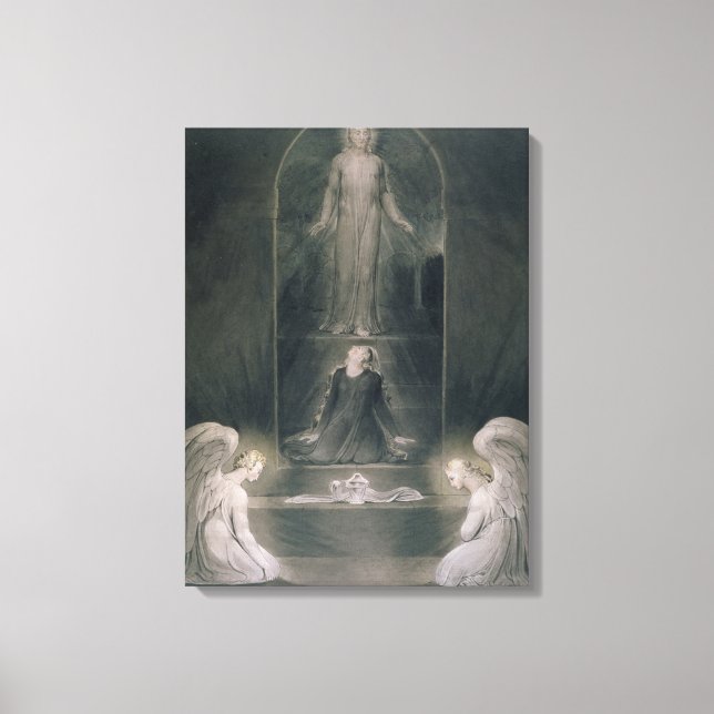 Mary Magdalene at the Sepulchre, c.1805 (w/c and p Canvas Print (Front)