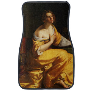Mary Magdalene (by Artemisia Gentileschi) Car Floor Mat