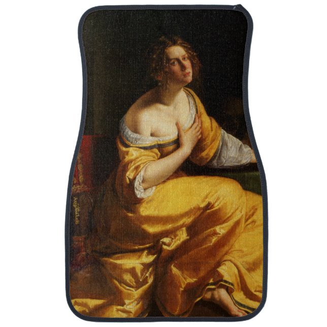 Mary Magdalene (by Artemisia Gentileschi) Car Floor Mat (Front)