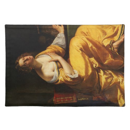 Mary Magdalene by Artemisia Gentileschi Cloth Placemat