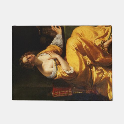 Mary Magdalene by Artemisia Gentileschi Doormat