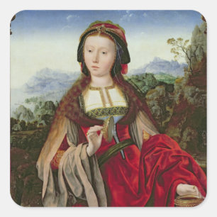 Mary Magdalene, c.1520-25 Square Sticker