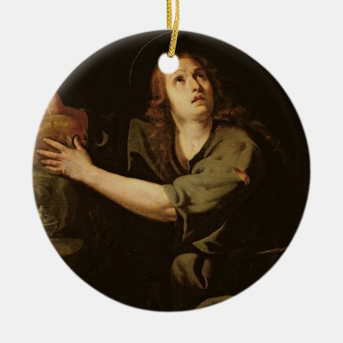 Mary Magdalene Ceramic Ornament