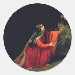 Mary Magdalene Classic Round Sticker