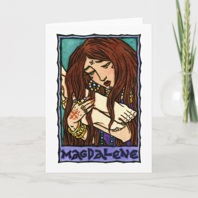 Mary Magdalene Greeting Card (Front)