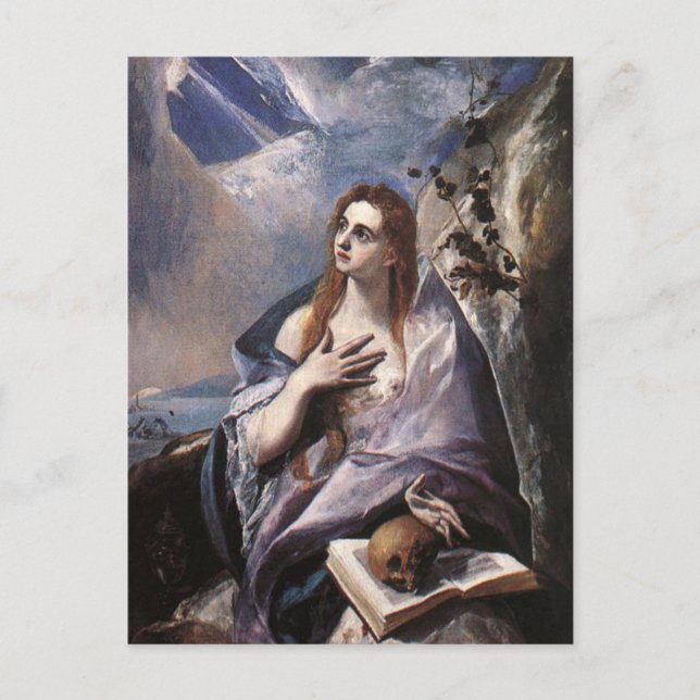 Mary Magdalene in Penitence by El Greco Postcard (Front)